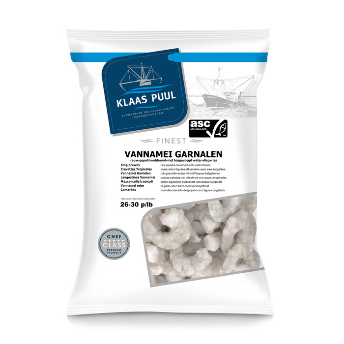 Garnalen vanmei rauwe gepeld (800g)