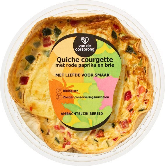 Quiche courgette-paprika-brie (350g)