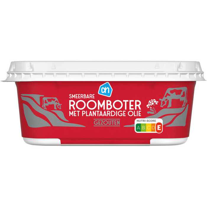 AH Roomboter met plantaardige olie gezouten (250g)