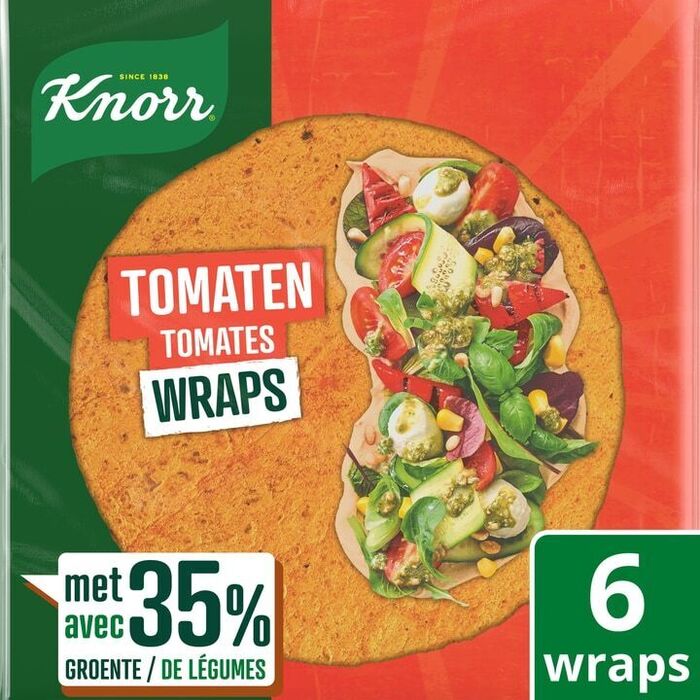 Knorr Groentewrap Tomaat 240g (240g)