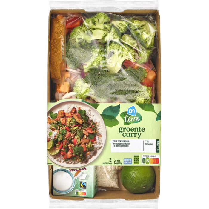 AH Terra Plantaardige verspakket groentecurry