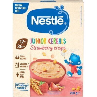 Nestlé Junior Cereals Strawberry Crisps 12m-36m 200 g (200g)
