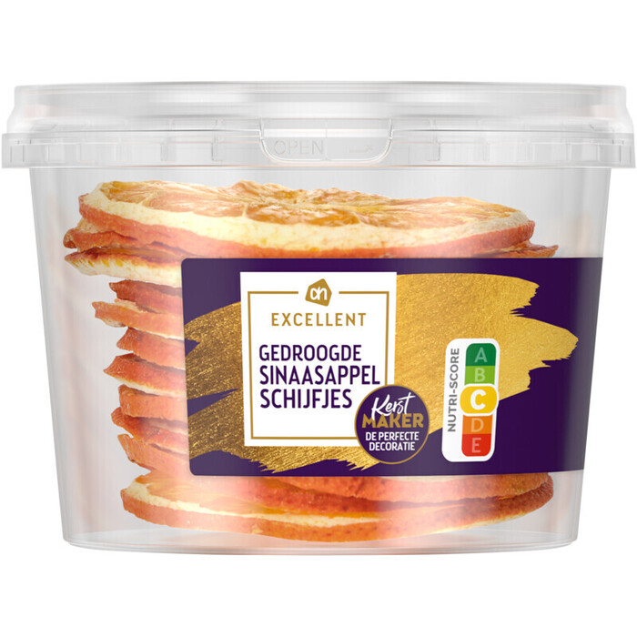 AH Excellent Gedroogde sinaasappelschijfjes (30g)