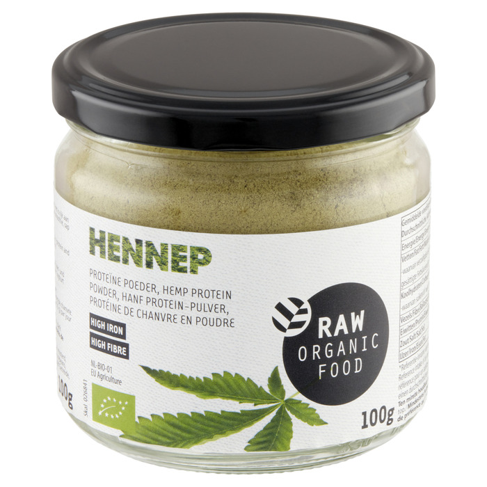 Hennep protein poeder (pot, 100g)
