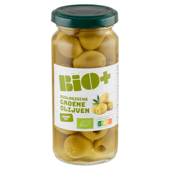 Groene olijven zonder pit (Pot, 230g)