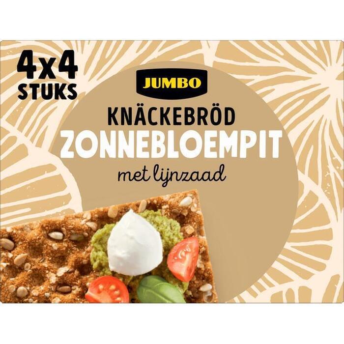 Jumbo Knäckebröd Zonnebloempit 4 x 4 Stuks (265g)