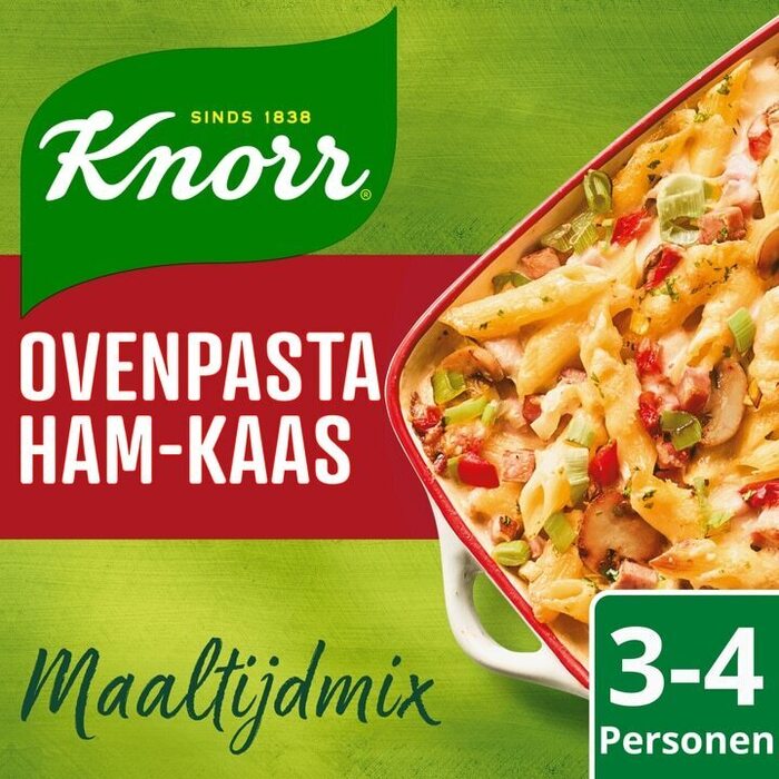 Knorr Maaltijdmix Ovenpasta Ham-Kaas 60 g (Zak, 60g)