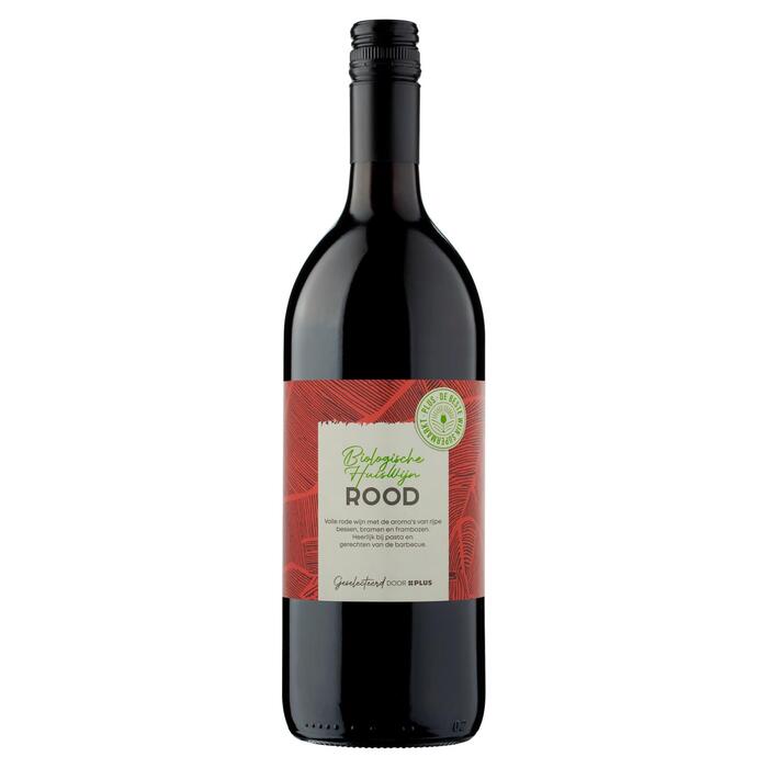 Huiswijn La Mancha Rood biologisch (Fles, 1L)