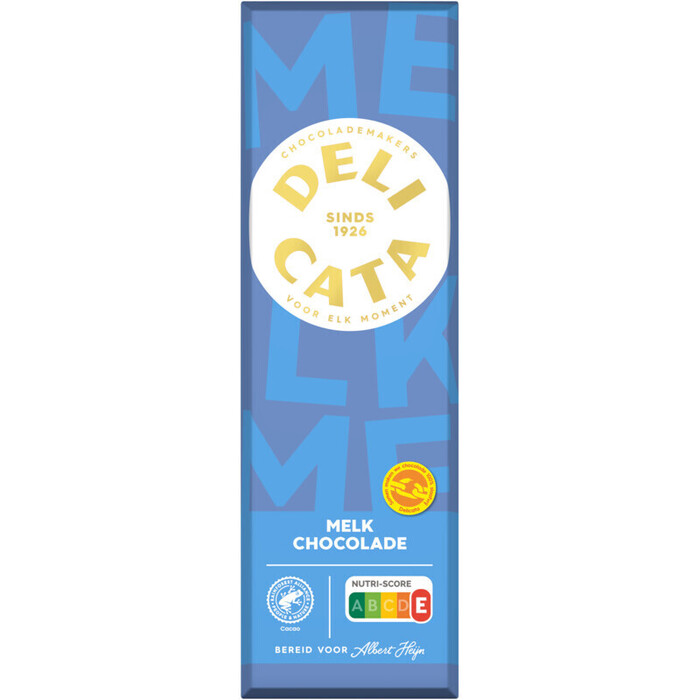 Delicata Reep melk chocolade (200g)