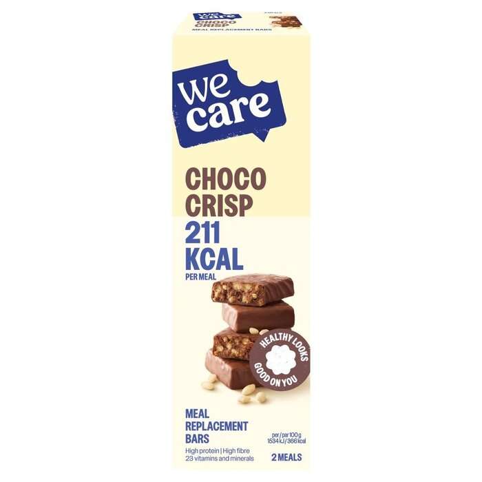 WeCare Choco Crisp Meal Replacement Bars 2 x 58 g (58g)