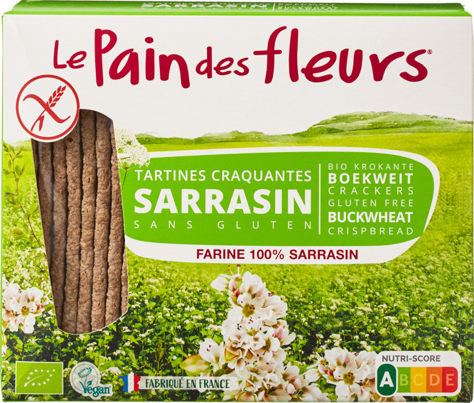 Boekweit crackers (doos, 150g)