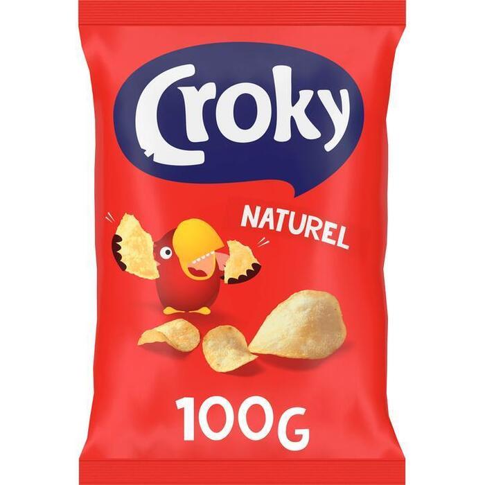 Croky Chips Naturel 100 gram (100g)