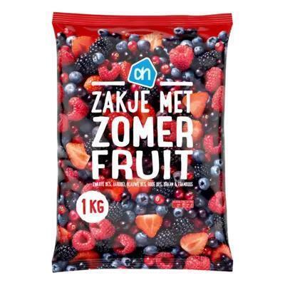 Zomerfruit Aardbei Blauwe Bes, Kers, Framboos en Rode bes (zak, 1kg)