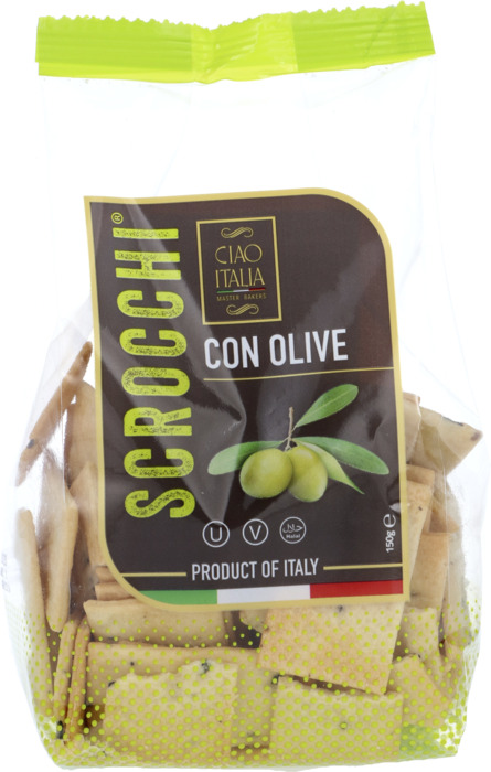 Ciao Italia Scrocchi olijf 150 gram (150g)