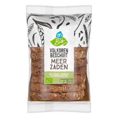 AH Biologisch Volkoren beschuit meerzaden (184g)