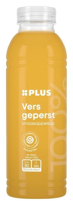 100% zelf geperst sinaasappelsap (Fles, 0.5L)