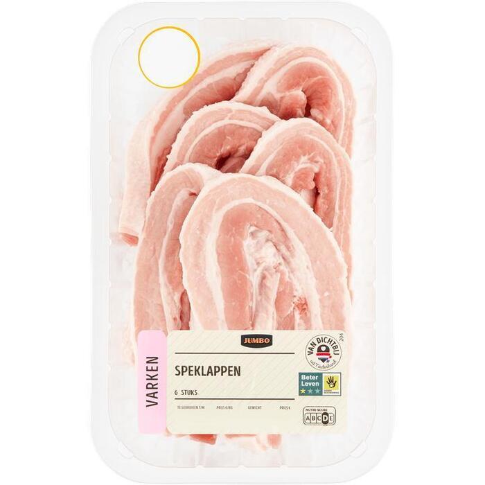 Jumbo Varken Speklappen 6 Stuks (550g)