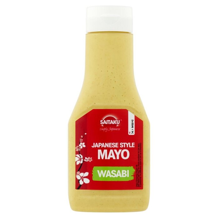 Saitaku Wasabi mayo squeeze (Fles, 160g)