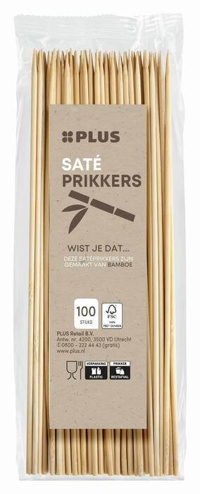 Satéprikkers bamboe FSC 250m