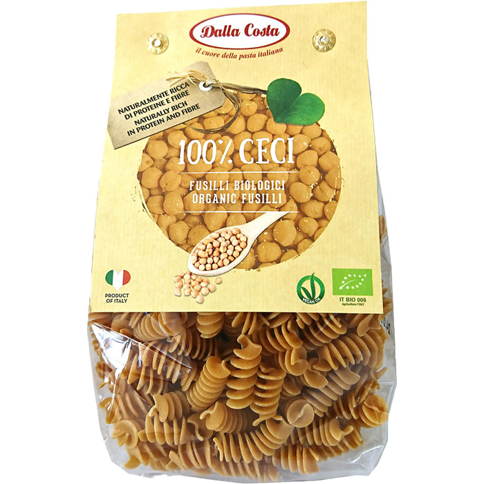 Fusilli van 100% kikkererwten (250g)
