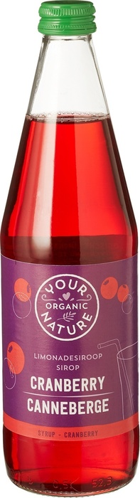 Limonadesiroop cranberry (0.5L)