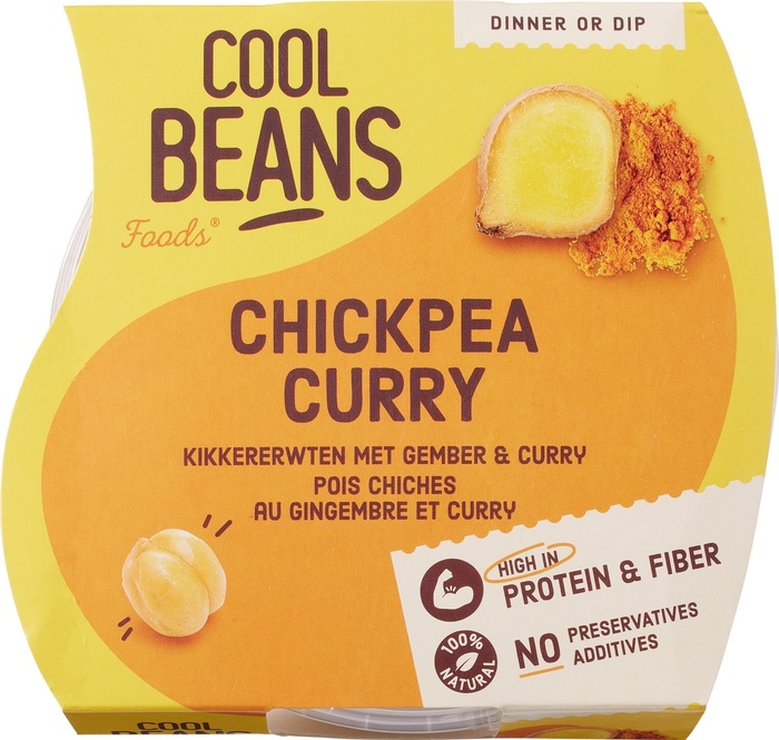 Kikkererwten gember & curry (350g)