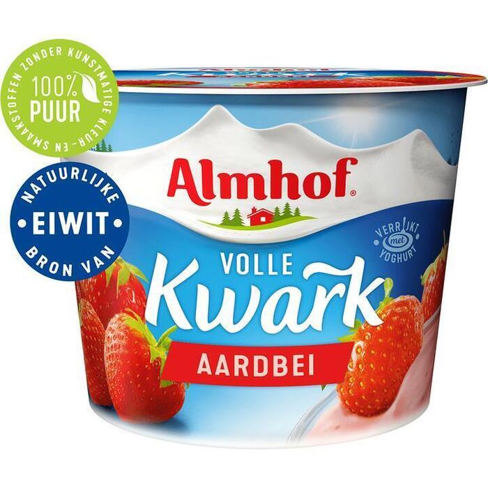 Volle kwark aardbei (Stuk, 500g)