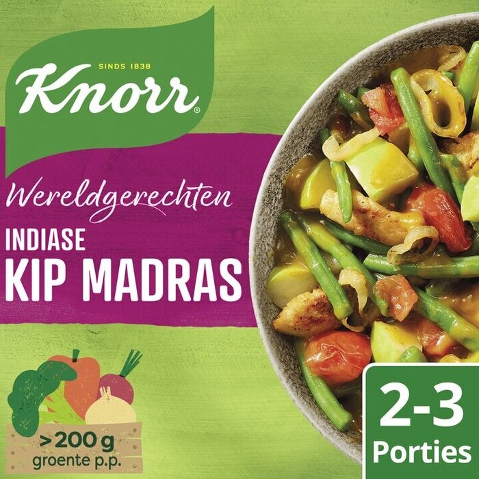 Wereldgerecht Kip madras (Doos, 326g)
