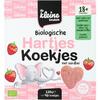 De Kleine Keuken Biologische Hartjes Koekjes met Aardbei 18+ Maanden 120g (120g)