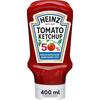 Heinz Tomaten Ketchup 50% Minder Suiker en Zout 400ml (Fles, 460g)