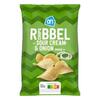AH Ribbelchips sour cream & onion (250g)