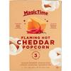 Magic Time Flaming Hot Cheddar Popcorn 3 x 80g (3 × 80g)