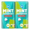 AH Mint peppermint suikervrij 2-pack (70g)