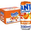 Fanta Orange No Sugar 12 x 330 ml (12 × 33cl)