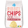 AH Ribbelchips zeezout 35% minder vet (150g)
