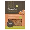 Smaakt Bio Lijnzaadchips Kurkuma 100 g (Doos, 100g)