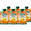 6 x Organix Knijpfruit Havermout, abrikoos & banaan 12mnd (100g)