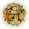 AH Groene olijven met basilicum (260g)