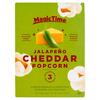 Magic Time Jalapeño Cheddar Popcorn 3 Stuks 240g (Doos, 240g)