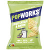 Popworks Protein Popped Crisps Cheese & Onion Sojaproteine Chips 85 gr (85g)