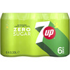 7UP Free of Sugar - Blik 6 x 330ML (6 × 33cl)