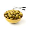 AH Groene olijven met basilicum (260g)
