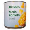 PLUS Maïs korrels zoet (Blik, 340g)