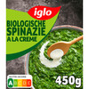 Iglo Biologische spinazie a la creme (Doos, 450g)