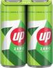 7up Zero sugar 4-pack (1L)