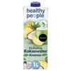 Healthy people kokoswater ananas 1l (1L)