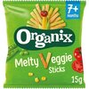ORGANIX  Babyvoeding Melty Veggie Sticks Biologisch 15g Zakje (Zakje, 15g)