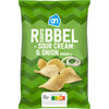 AH Ribbelchips sour cream & onion (250g)