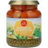 1 de Beste Doperwten en wortelen fijn (340g)