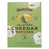 Magic Time Jalapeño Cheddar Popcorn 3 Stuks 240g (3 × 80g)
